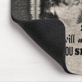 Berner Berghund, wenn alles versage Zitat Mousepad (Ecke)