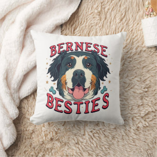 Berner Besties - Freundschaft mit dem Berner Berg Kissen