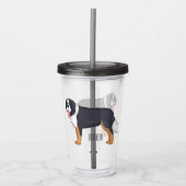 Berner Cartoon Acryltrinkbecher (Vorderseite)