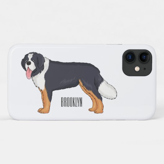 Berner Cartoon Case-Mate iPhone Hülle (Rückseite (Horizontal))