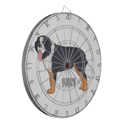 Berner Cartoon Dartscheibe (Vorderseite Links)