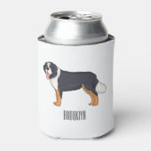 Berner Cartoon Dosenkühler (Kanne Vorderseite)