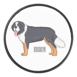 Berner Cartoon Eishockey Puck