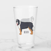 Berner Cartoon Glas (Rückseite)