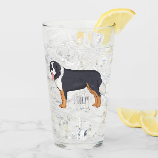 Berner Cartoon Glas (Rückseite Ice)