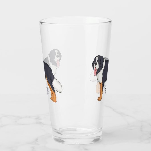 Berner Cartoon Glas (Links)