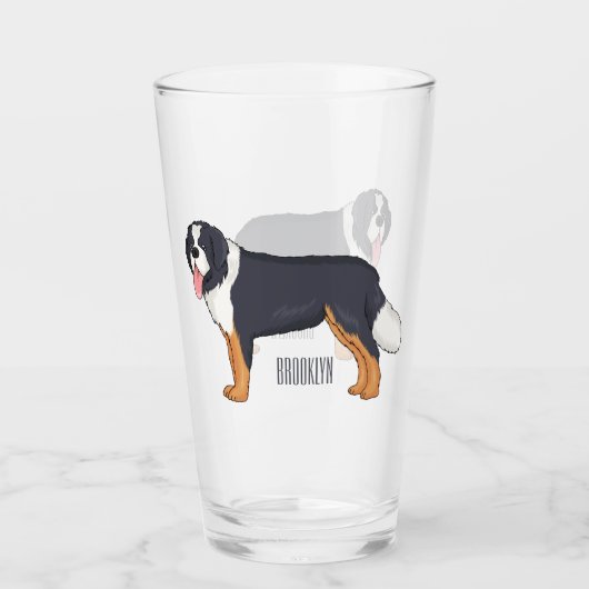 Berner Cartoon Glas (Vorderseite)