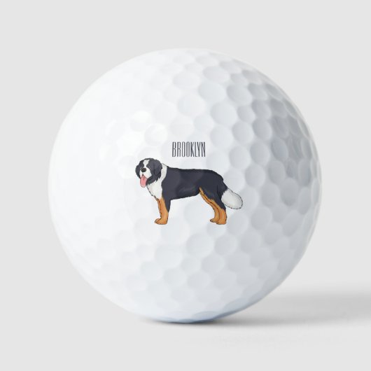 Berner Cartoon Golfball (Vorderseite)