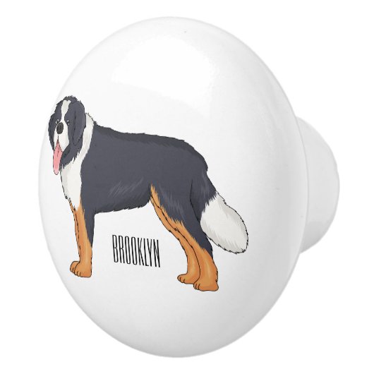 Berner Cartoon Keramikknauf (Rechts)