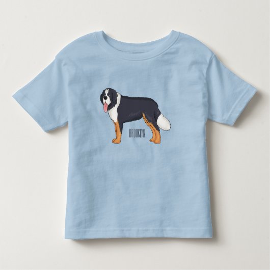 Berner Cartoon Kleinkind T-shirt (Vorderseite)