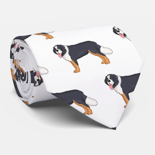 Berner Cartoon Krawatte (Gerollt)