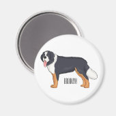 Berner Cartoon Magnet (Vorderseite/Rückseite)