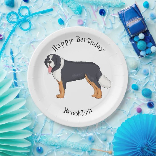 Berner Cartoon Pappteller (Party)