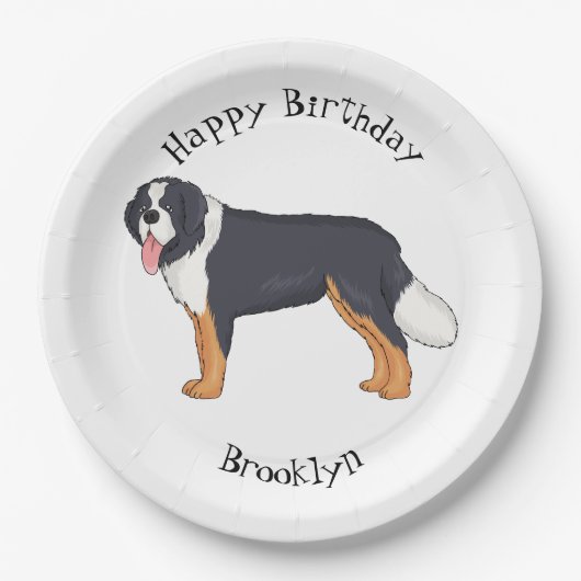 Berner Cartoon Pappteller (Vorderseite)