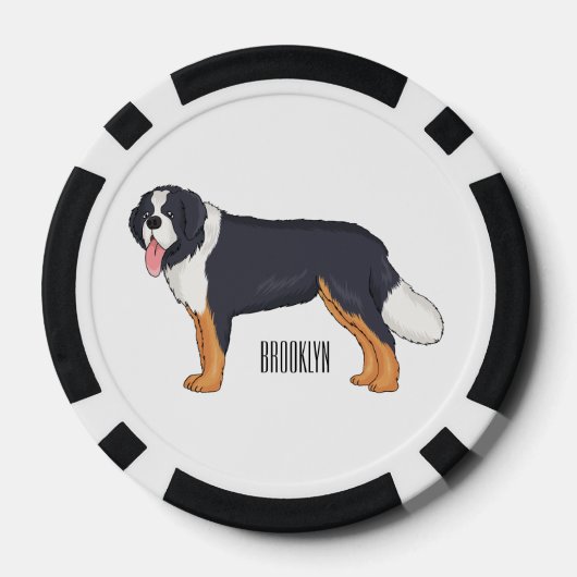 Berner Cartoon Pokerchips (Rückseite)