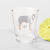 Berner Cartoon Schnapsglas (Rückseite)