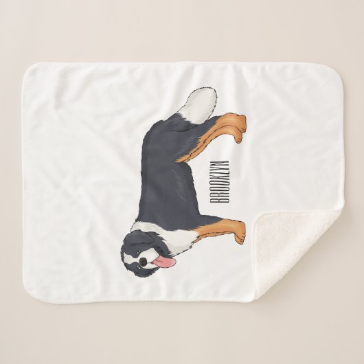 Berner Cartoon Sherpadecke (Vorderseite (Horizontal))