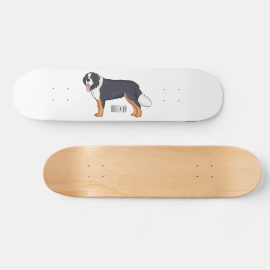 Berner Cartoon Skateboard (Horizontal)