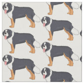 Berner Cartoon Stoff (Nahaufnahme)