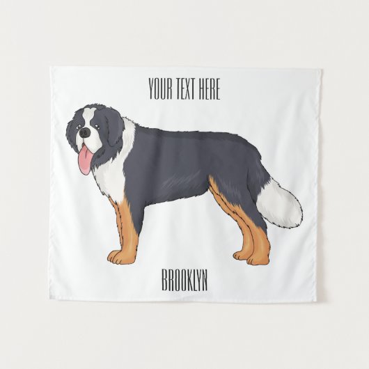 Berner Cartoon Wandteppich (Vorderseite (Horizontal))