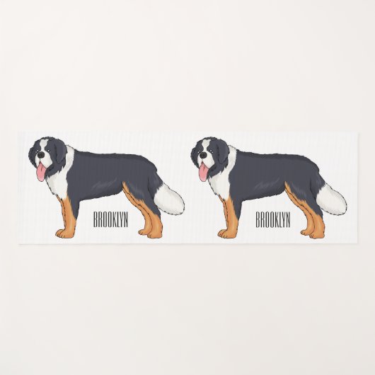 Berner Cartoon Yogamatte (Vorderseite (Horizontal))