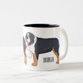 Berner Cartoon Zweifarbige Tasse (VorderseiteRechts)