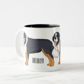 Berner Cartoon Zweifarbige Tasse (Vorderseite Links)