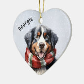 Berner Dog Keramik Ornament (Links)