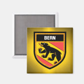 Berner Flagge Magnet (Vorderseite/Rückseite)