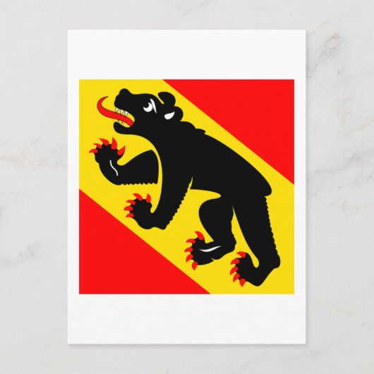 Berner Flagge Postkarte (Vorderseite)