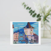 Berner Glockenturm von Kirchner Malerei Postkarte (Stehend Vorderseite)