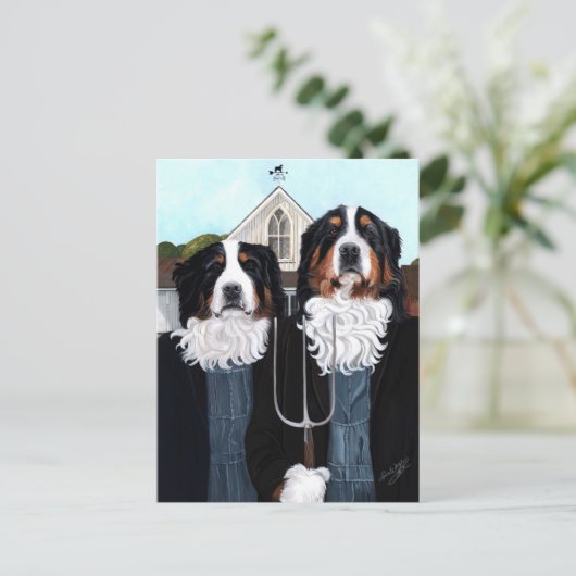 Berner Gothic Postkarte (Stehend Vorderseite)