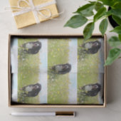 Berner Hund auf dem Feld Seidenpapier (Geschenk)