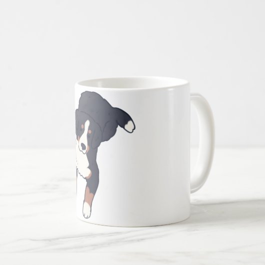Berner Hund Delight � Süße Tier Art Kaffeetasse (VorderseiteRechts)