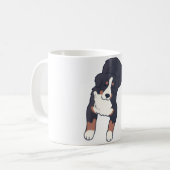 Berner Hund Delight � Süße Tier Art Kaffeetasse (Vorderseite Links)