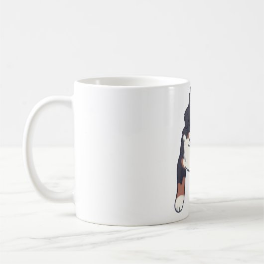 Berner Hund Delight � Süße Tier Art Kaffeetasse (Links)