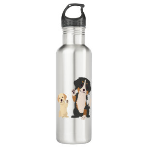 Berner Hund Edelstahlflasche