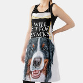 Berner Hund für Snacks Wasserfarbe Schürze (InSitu)