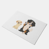 Berner Hund Fußmatte (Schrägansicht)