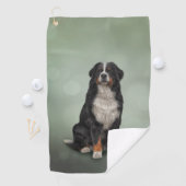 Berner Hund Golfhandtuch (Insitu)