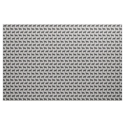 Berner Hund grau Stoff (Yard (91,4 cm))