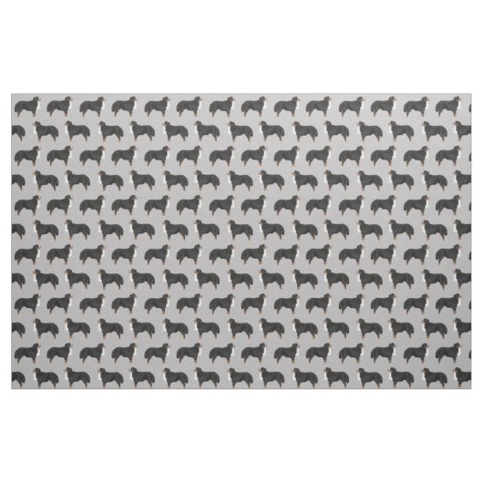 Berner Hund grau Stoff (Fat Quarter (45,7 x 55,9 cm))