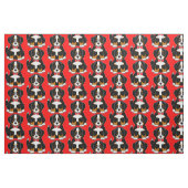Berner Hund in der Krawatte Bow Fabric Stoff (Fat Quarter (45,7 x 55,9 cm))
