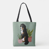 Berner Hund individuell anpassbar Tasche (Rückseite)