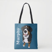 Berner Hund individuell anpassbar Tasche (Vorderseite)
