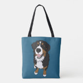 Berner Hund individuell anpassbar Tasche (Rückseite)