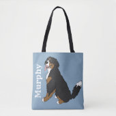 Berner Hund individuell anpassbar Tasche (Vorderseite)
