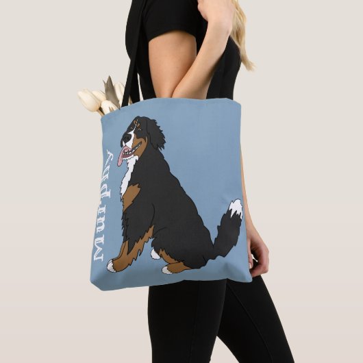 Berner Hund individuell anpassbar Tasche (Von Nahem)