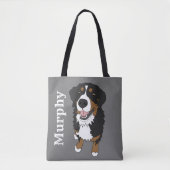 Berner Hund individuell anpassbar Tasche (Vorderseite)