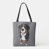 Berner Hund individuell anpassbar Tasche (Rückseite)